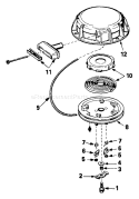 Page E Diagram and Parts List for 8762-0  Briggs and Stratton Generator